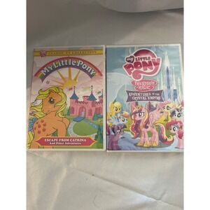 My Little Pony DVD Lot Escape From Catrina Adventures In the Crystal Empire NEW